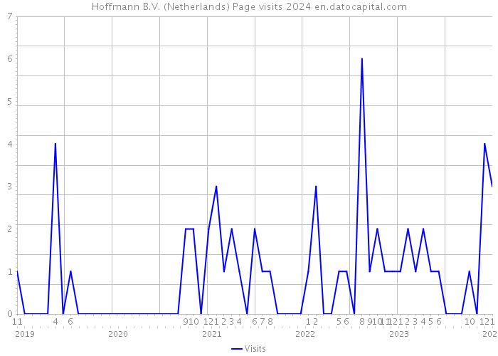 Hoffmann B.V. (Netherlands) Page visits 2024 