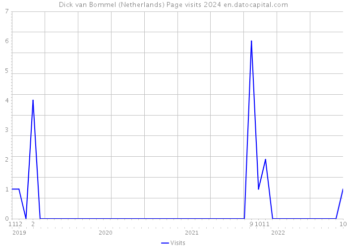 Dick van Bommel (Netherlands) Page visits 2024 
