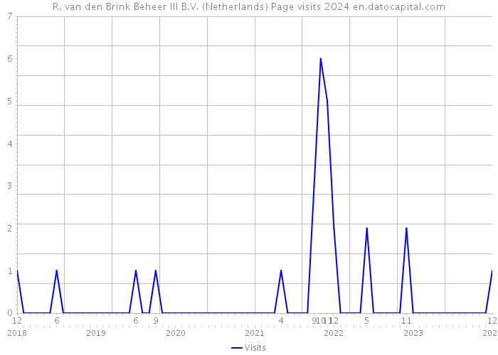 R. van den Brink Beheer III B.V. (Netherlands) Page visits 2024 