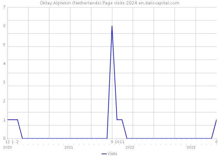 Oktay Alptekin (Netherlands) Page visits 2024 
