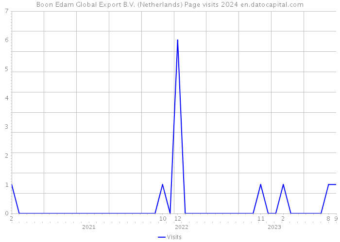 Boon Edam Global Export B.V. (Netherlands) Page visits 2024 