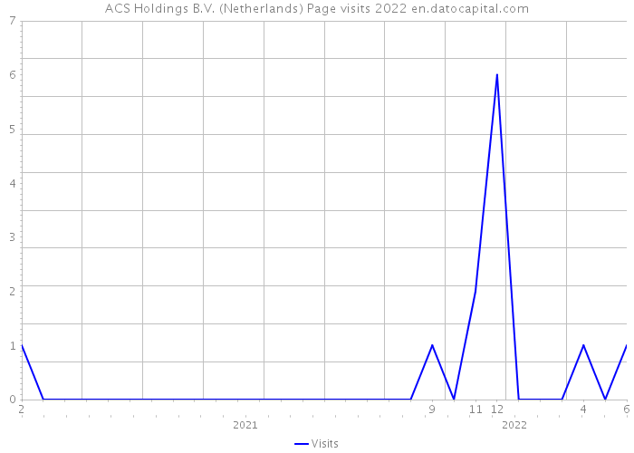 ACS Holdings B.V. (Netherlands) Page visits 2022 