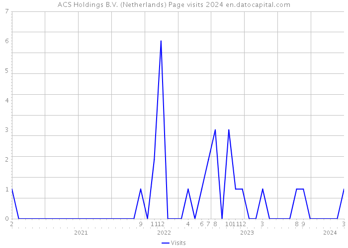 ACS Holdings B.V. (Netherlands) Page visits 2024 