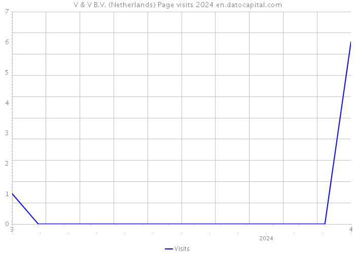 V & V B.V. (Netherlands) Page visits 2024 