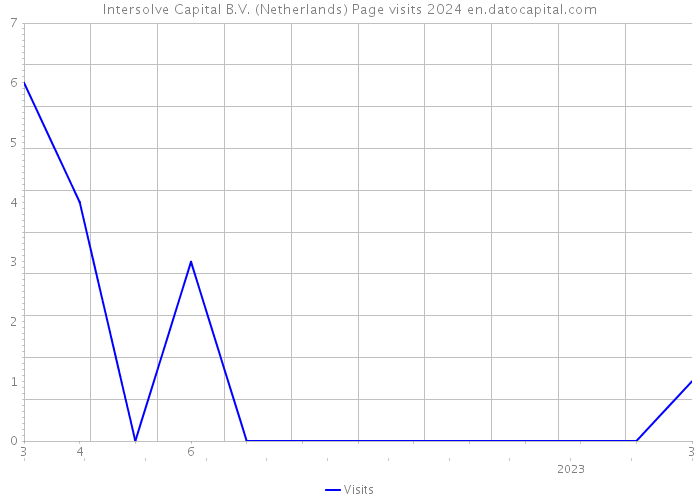 Intersolve Capital B.V. (Netherlands) Page visits 2024 