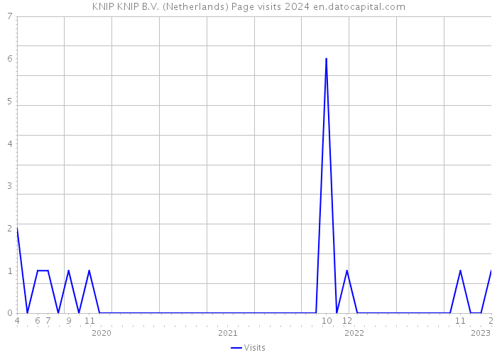 KNIP KNIP B.V. (Netherlands) Page visits 2024 