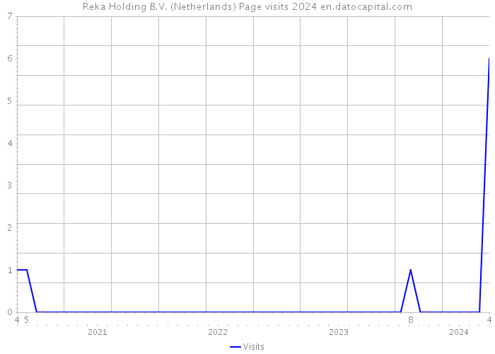 Reka Holding B.V. (Netherlands) Page visits 2024 
