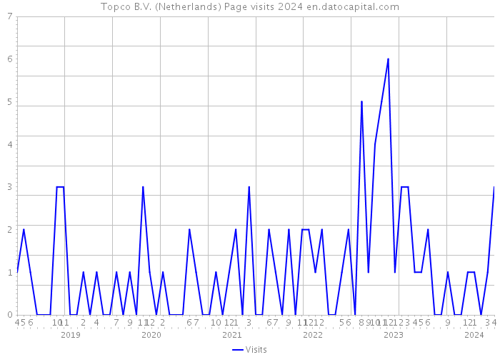 Topco B.V. (Netherlands) Page visits 2024 