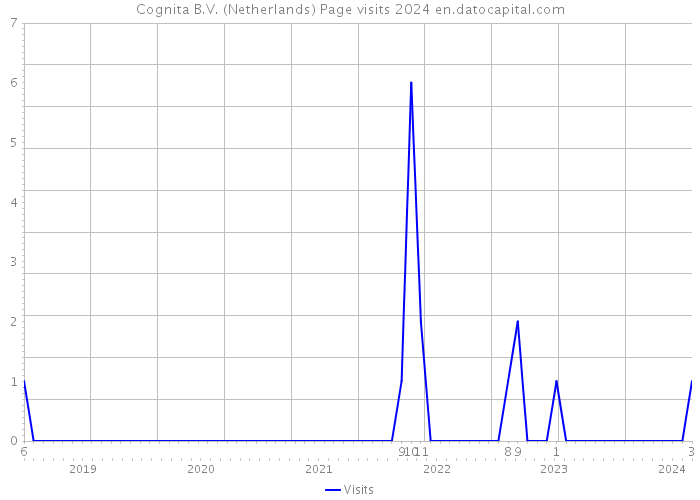 Cognita B.V. (Netherlands) Page visits 2024 