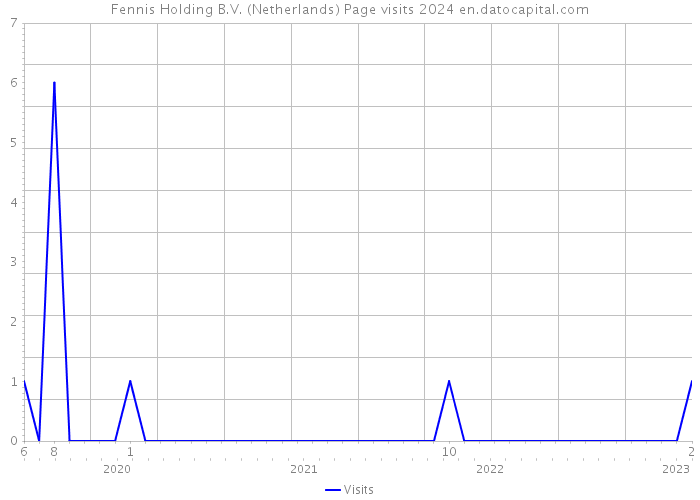 Fennis Holding B.V. (Netherlands) Page visits 2024 
