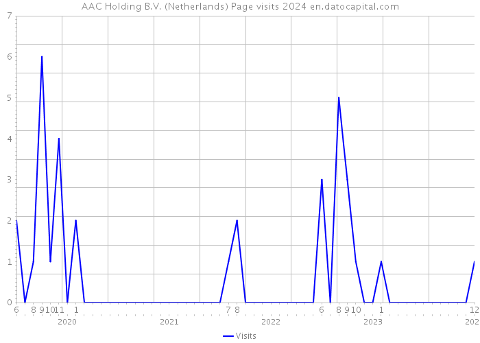 AAC Holding B.V. (Netherlands) Page visits 2024 