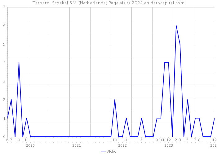 Terberg-Schakel B.V. (Netherlands) Page visits 2024 