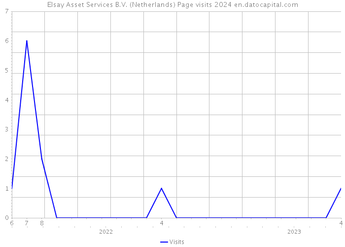 Elsay Asset Services B.V. (Netherlands) Page visits 2024 