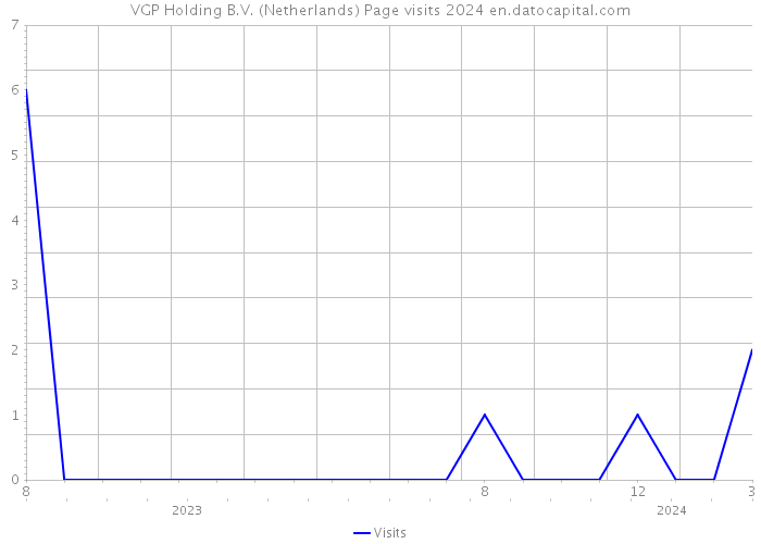 VGP Holding B.V. (Netherlands) Page visits 2024 