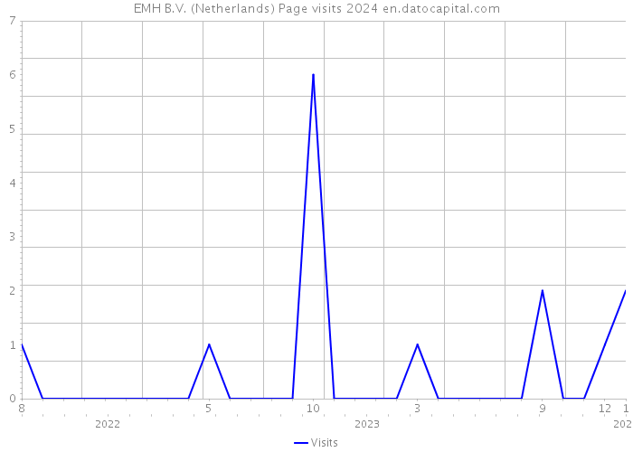 EMH B.V. (Netherlands) Page visits 2024 