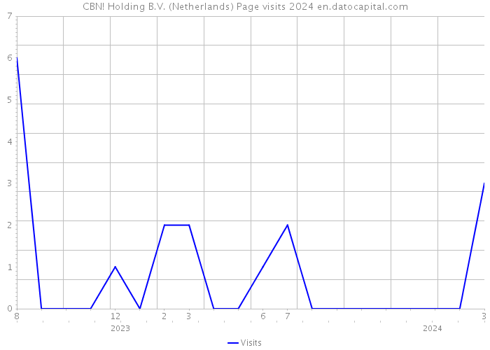 CBN! Holding B.V. (Netherlands) Page visits 2024 