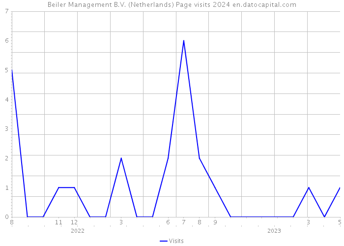 Beiler Management B.V. (Netherlands) Page visits 2024 