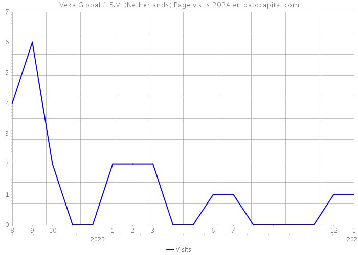 Veka Global 1 B.V. (Netherlands) Page visits 2024 