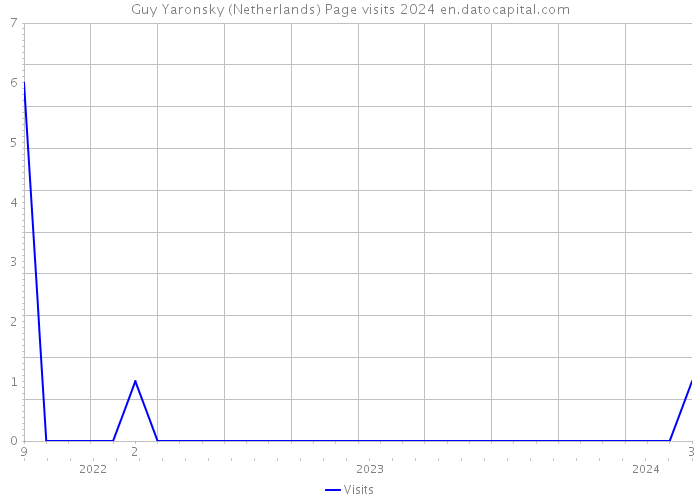 Guy Yaronsky (Netherlands) Page visits 2024 