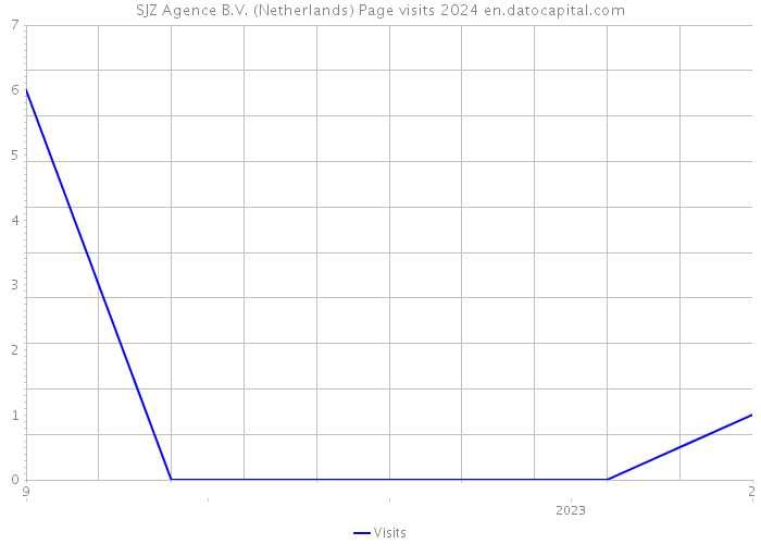 SJZ Agence B.V. (Netherlands) Page visits 2024 