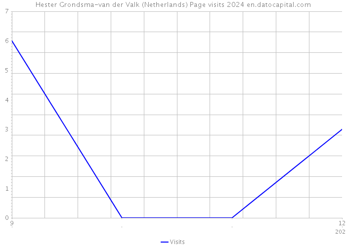 Hester Grondsma-van der Valk (Netherlands) Page visits 2024 