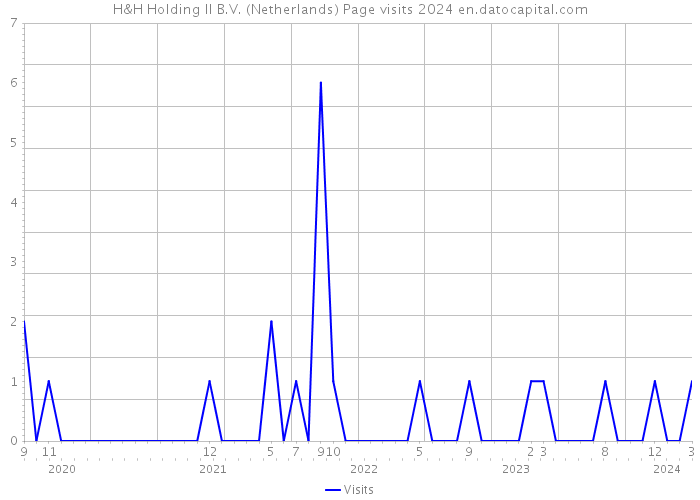 H&H Holding II B.V. (Netherlands) Page visits 2024 