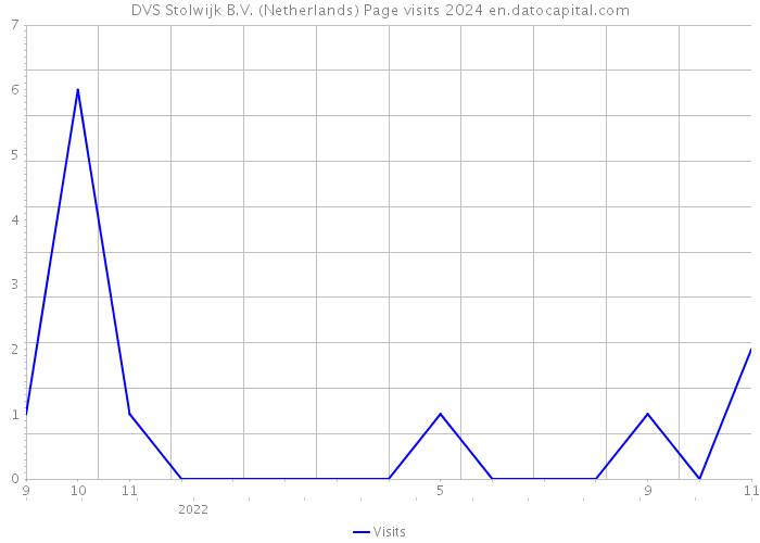 DVS Stolwijk B.V. (Netherlands) Page visits 2024 