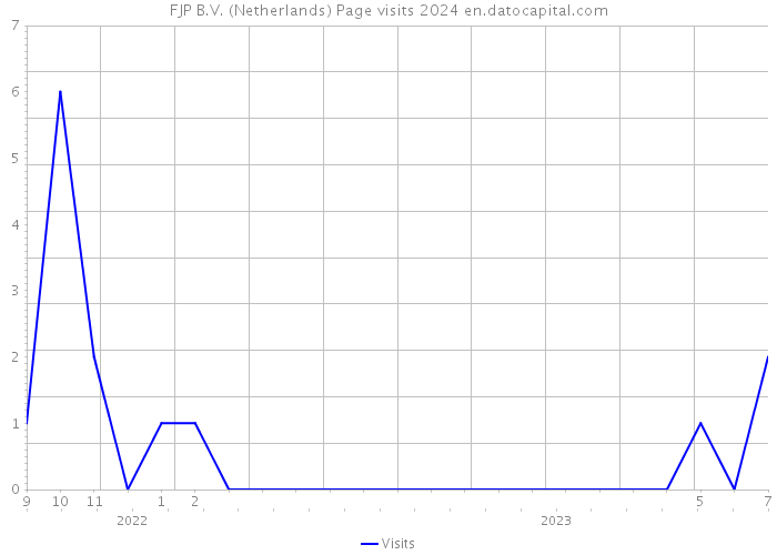 FJP B.V. (Netherlands) Page visits 2024 