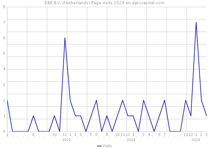 E&E B.V. (Netherlands) Page visits 2024 