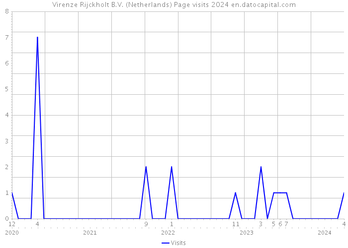 Virenze Rijckholt B.V. (Netherlands) Page visits 2024 