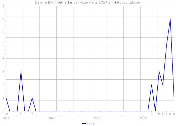 Devrim B.V. (Netherlands) Page visits 2024 