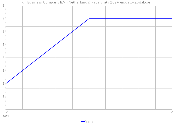 RH Business Company B.V. (Netherlands) Page visits 2024 