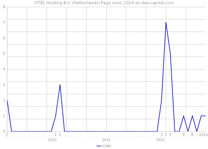 STIEL Holding B.V. (Netherlands) Page visits 2024 