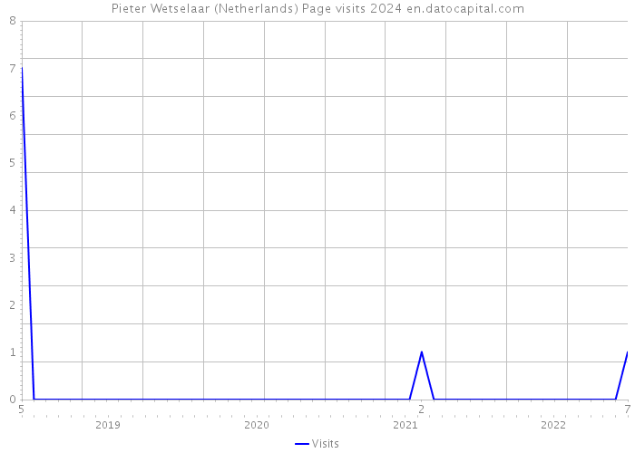 Pieter Wetselaar (Netherlands) Page visits 2024 