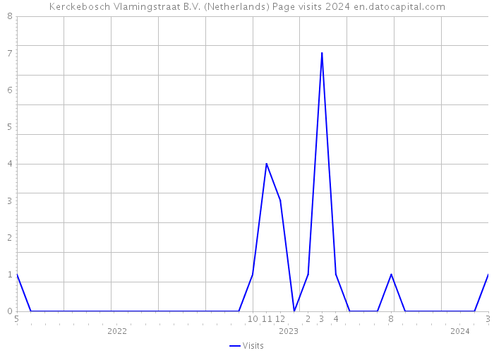 Kerckebosch Vlamingstraat B.V. (Netherlands) Page visits 2024 
