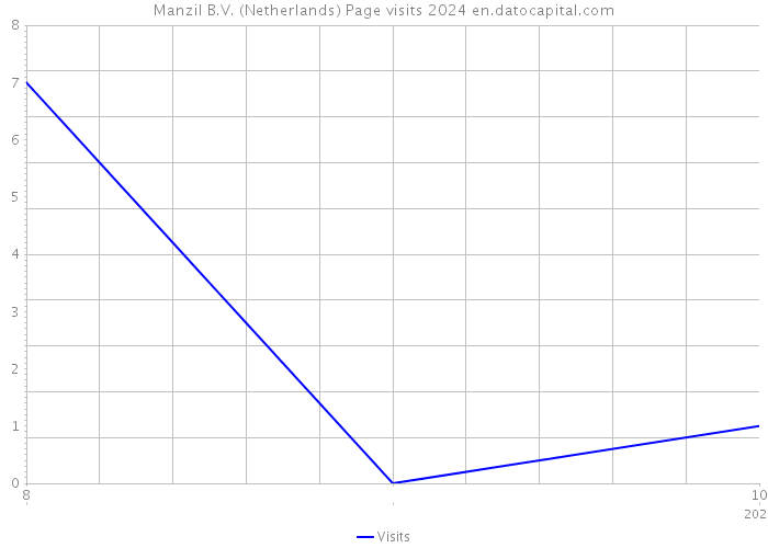 Manzil B.V. (Netherlands) Page visits 2024 