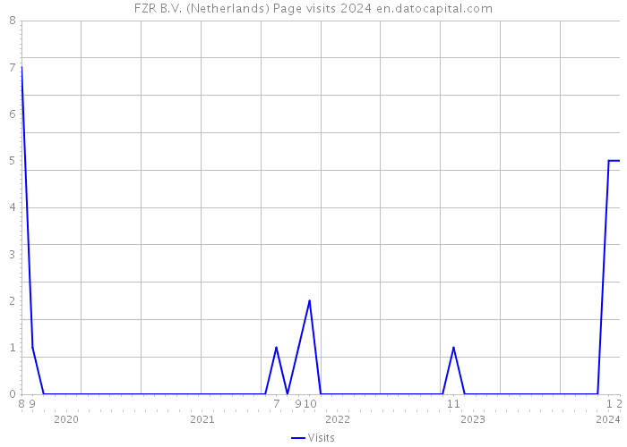 FZR B.V. (Netherlands) Page visits 2024 