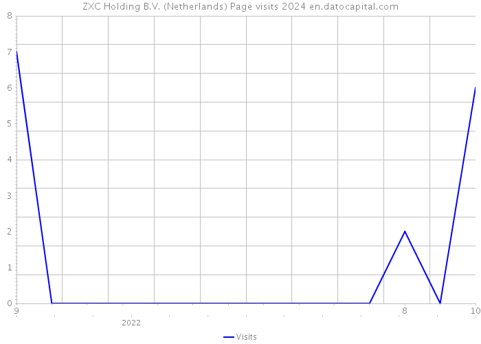 ZXC Holding B.V. (Netherlands) Page visits 2024 