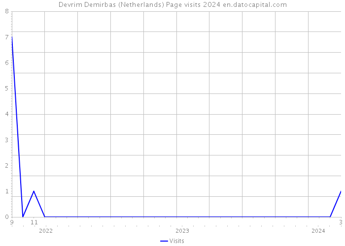 Devrim Demirbas (Netherlands) Page visits 2024 