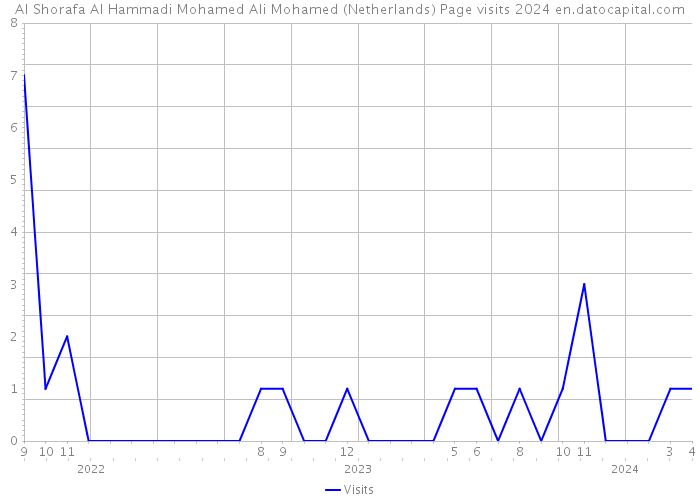 Al Shorafa Al Hammadi Mohamed Ali Mohamed (Netherlands) Page visits 2024 