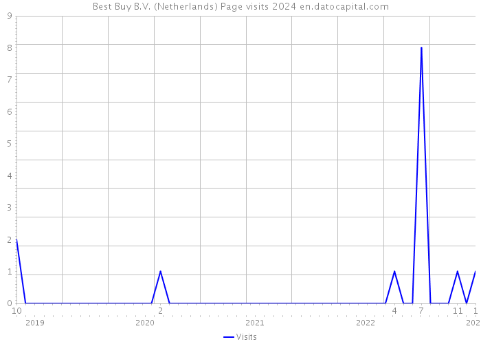 Best Buy B.V. (Netherlands) Page visits 2024 