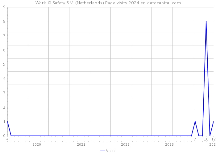 Work @ Safety B.V. (Netherlands) Page visits 2024 