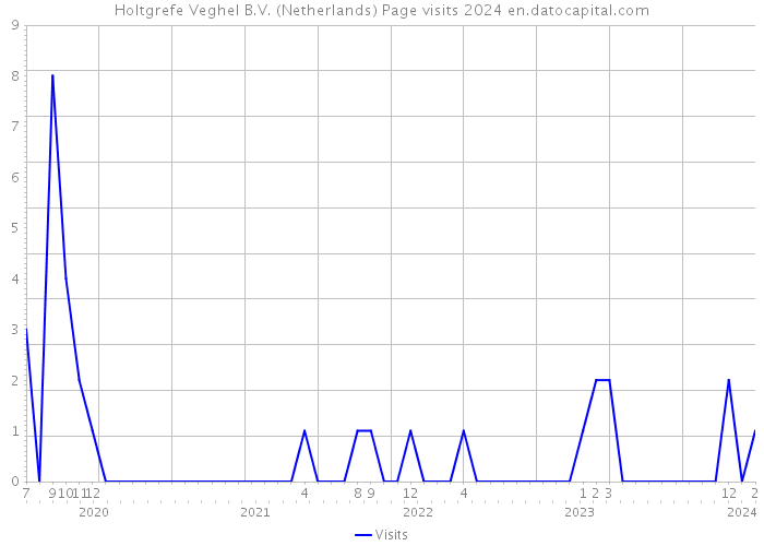 Holtgrefe Veghel B.V. (Netherlands) Page visits 2024 
