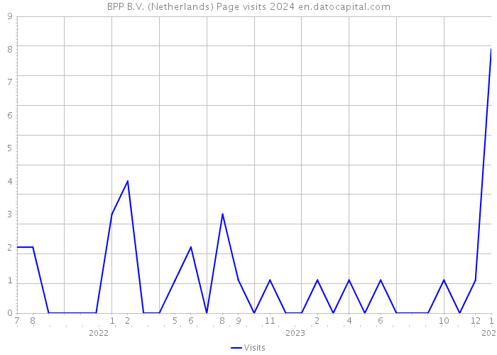 BPP B.V. (Netherlands) Page visits 2024 