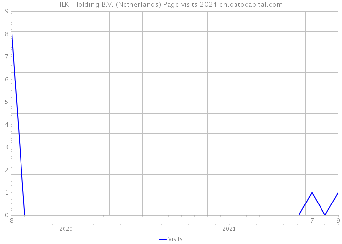 ILKI Holding B.V. (Netherlands) Page visits 2024 